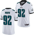 Men & Youth #92 Reggie White Philadelphia Eagles Color Rush Limited White Jersey