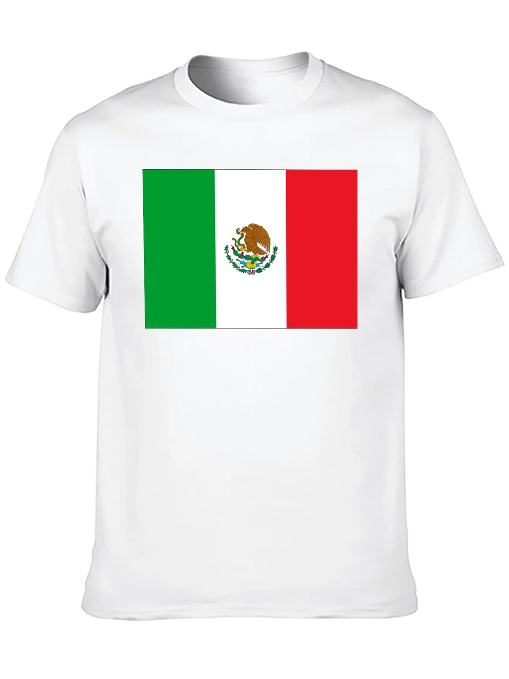 Mexican Flag Graphic Black T-Shirt
