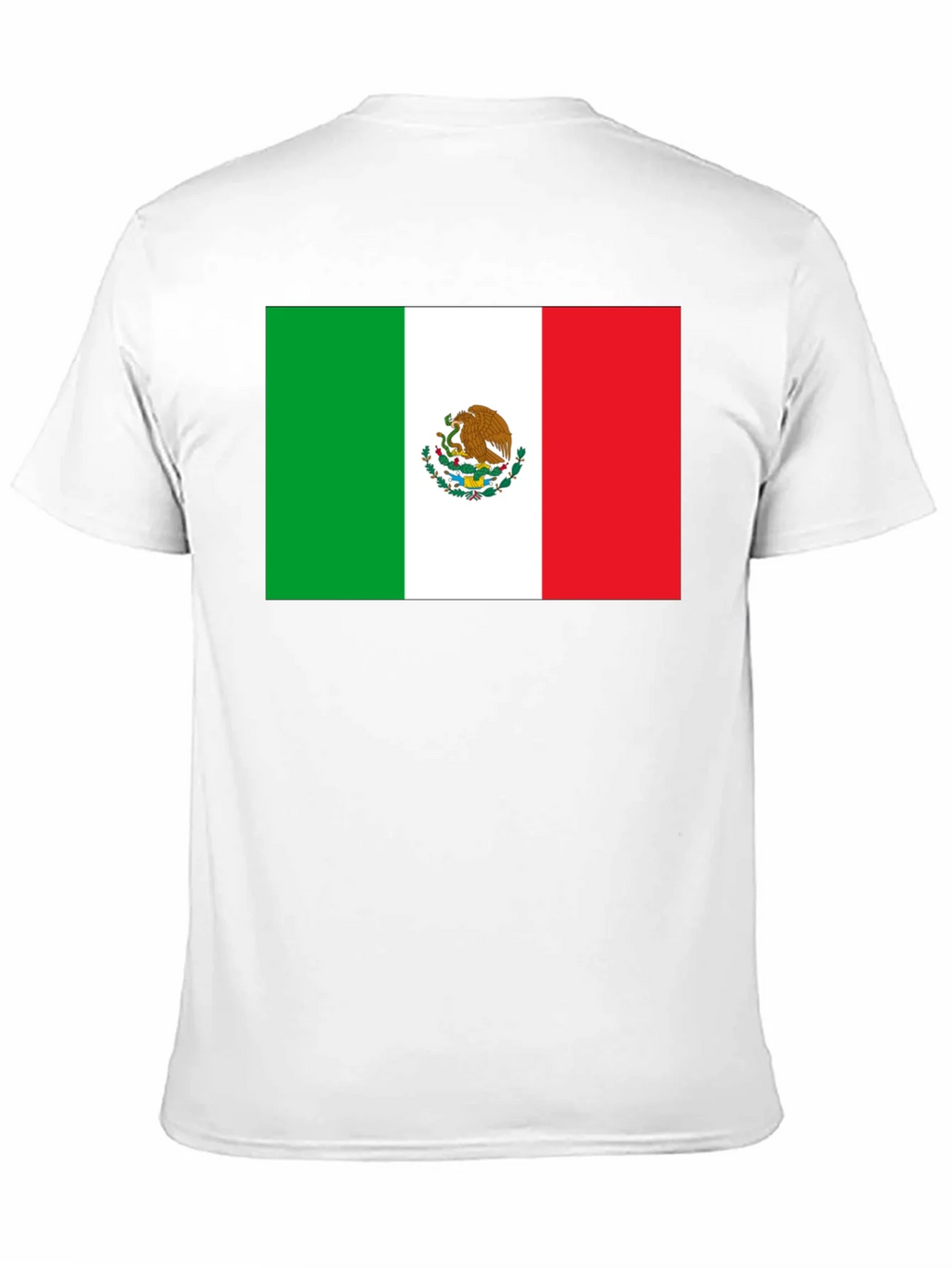 Mexican Flag Graphic Black T-Shirt