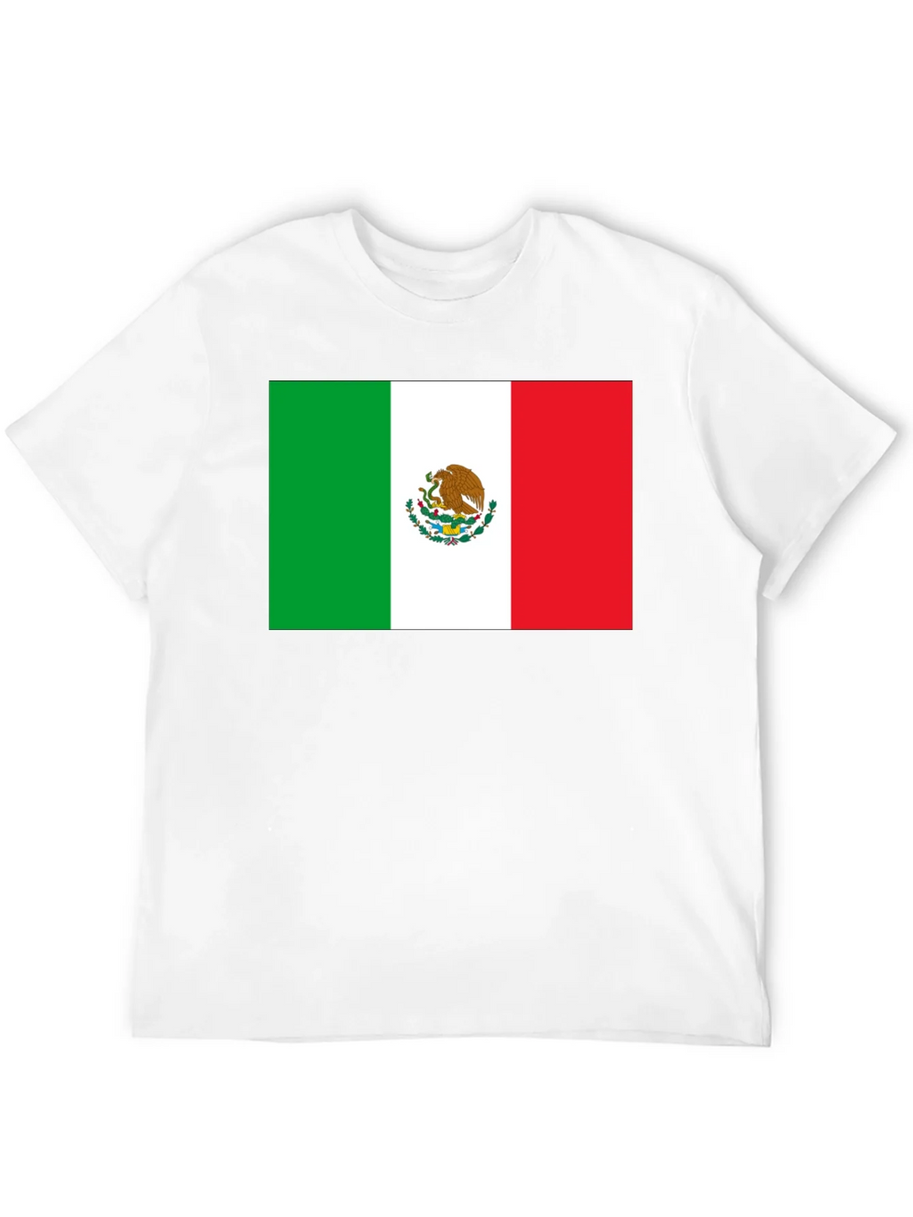 Mexican Flag Graphic Black T-Shirt