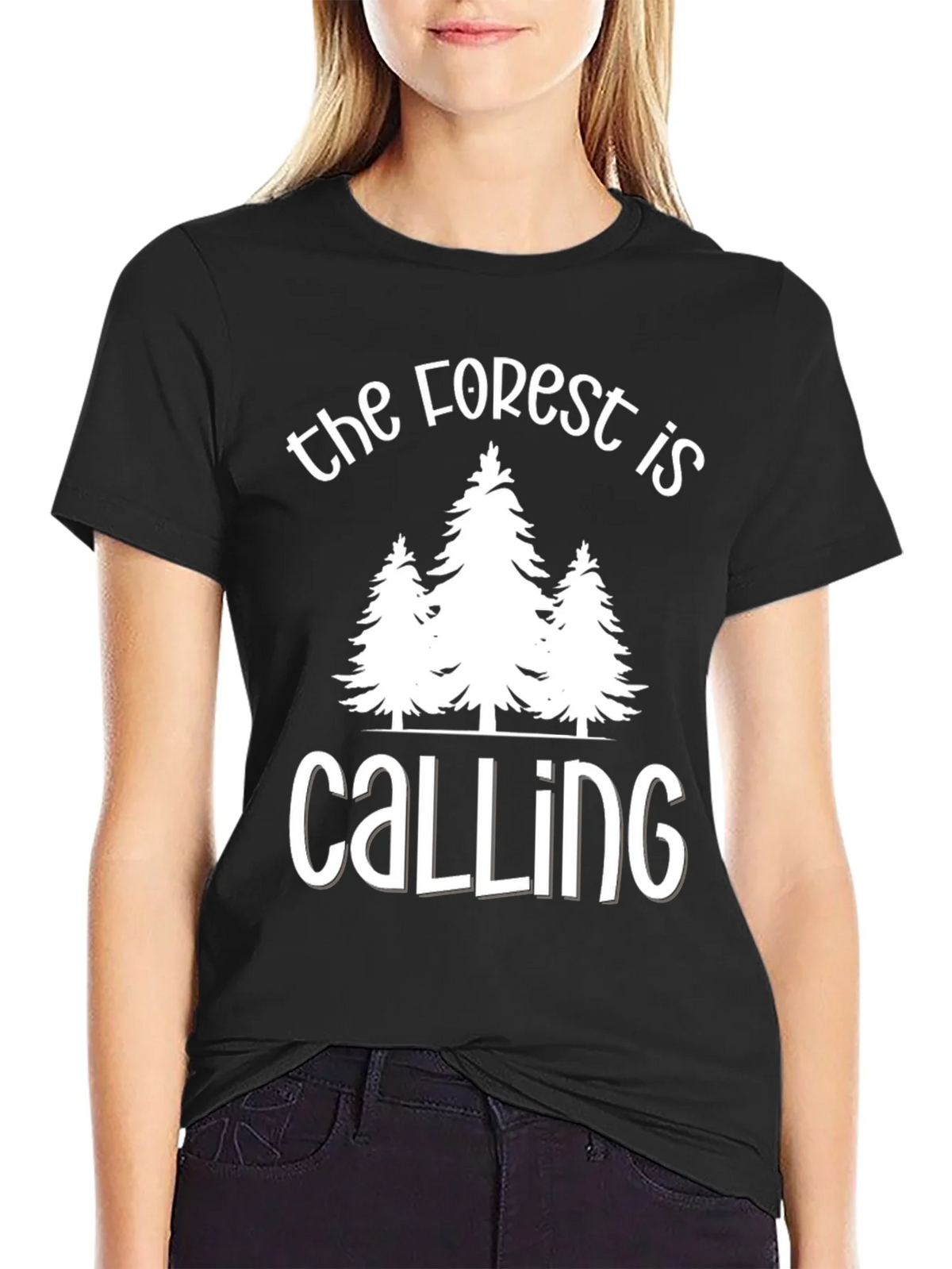Forest Calling Graphic Tee - Nature Lover T-Shirt