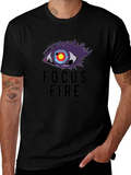 Focus Fire Graphic Tee - Eye Target Design
