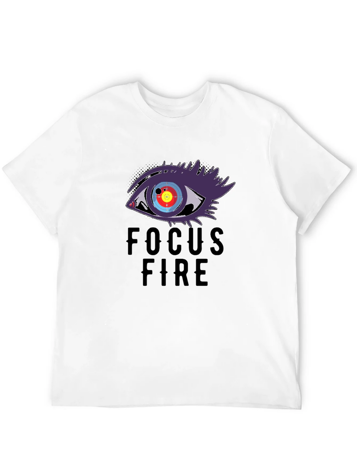 Focus Fire Graphic Tee - Eye Target Design