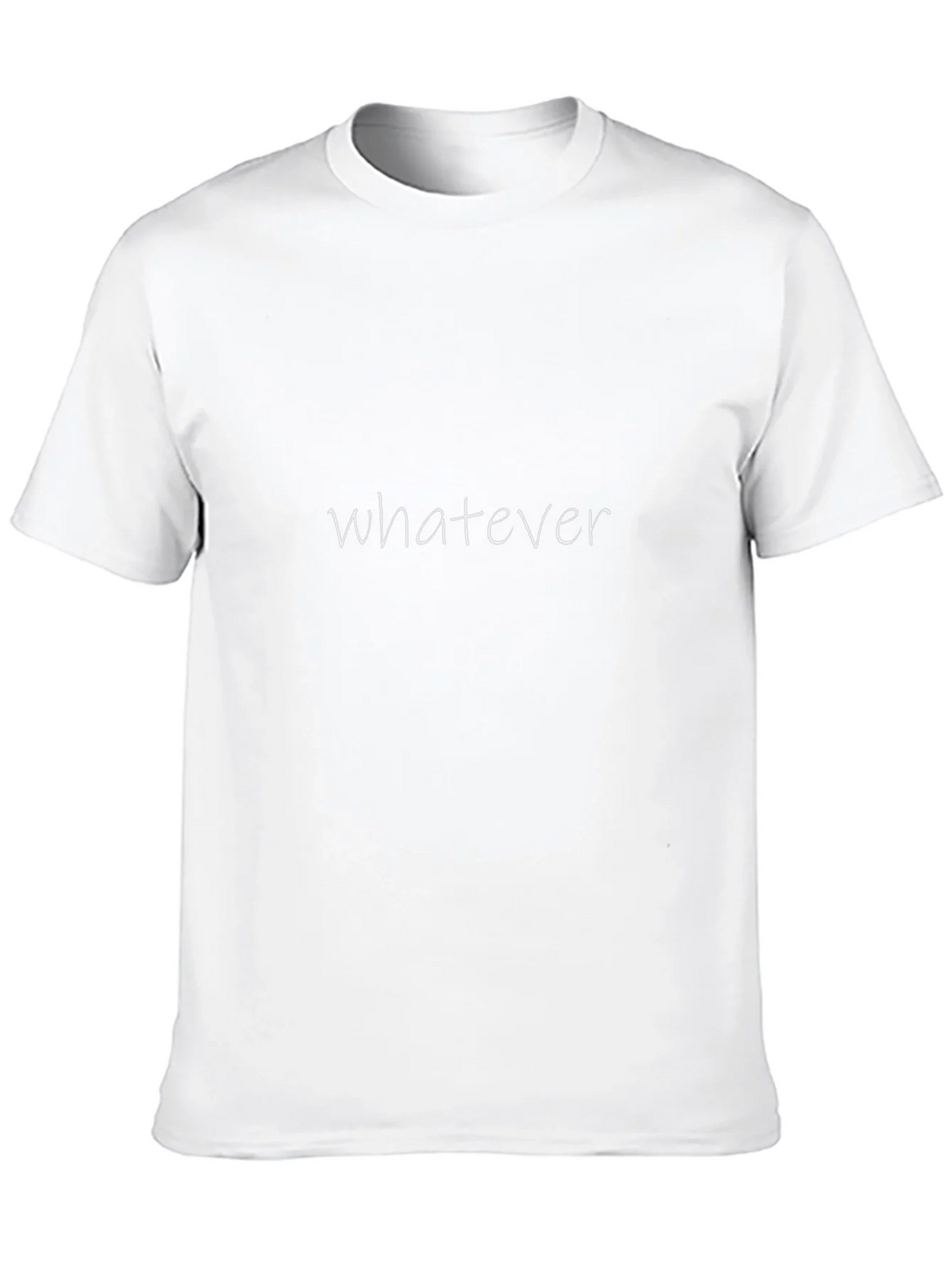 Whatever Graphic Black T-Shirt