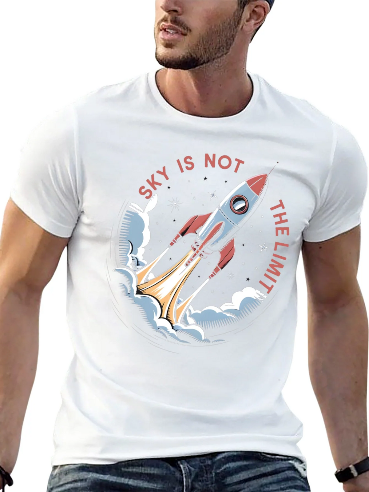 Sky Is Not The Limit Rocket T-Shirt