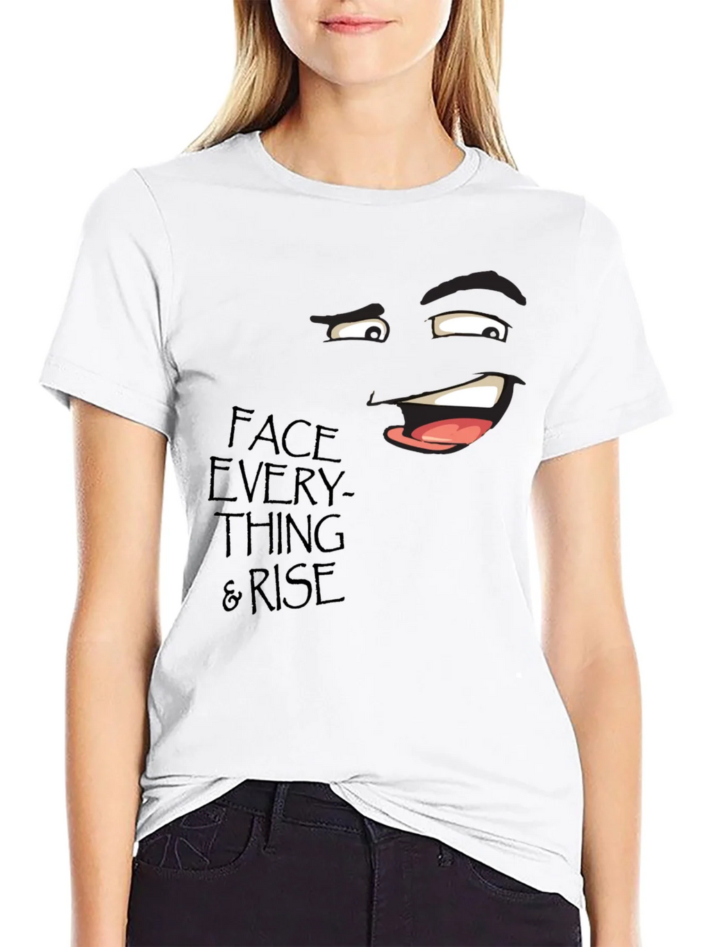 Funny Face Everything & Rise Graphic Tee