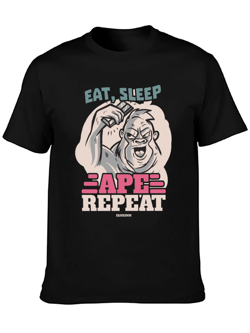 Eat Sleep Ape Repeat Graphic Tee