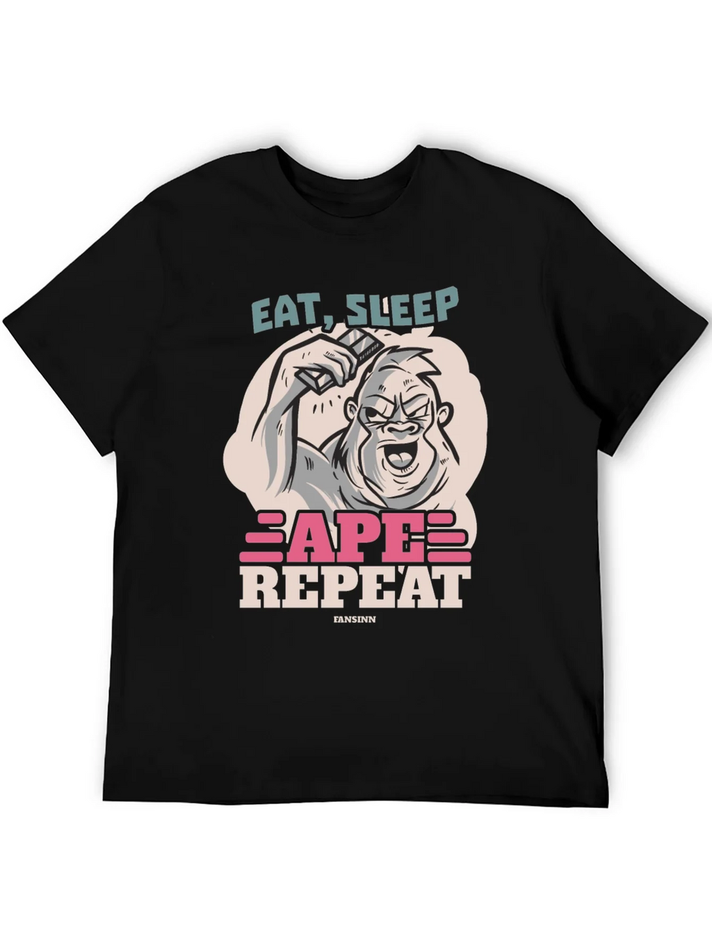 Eat Sleep Ape Repeat Graphic Tee