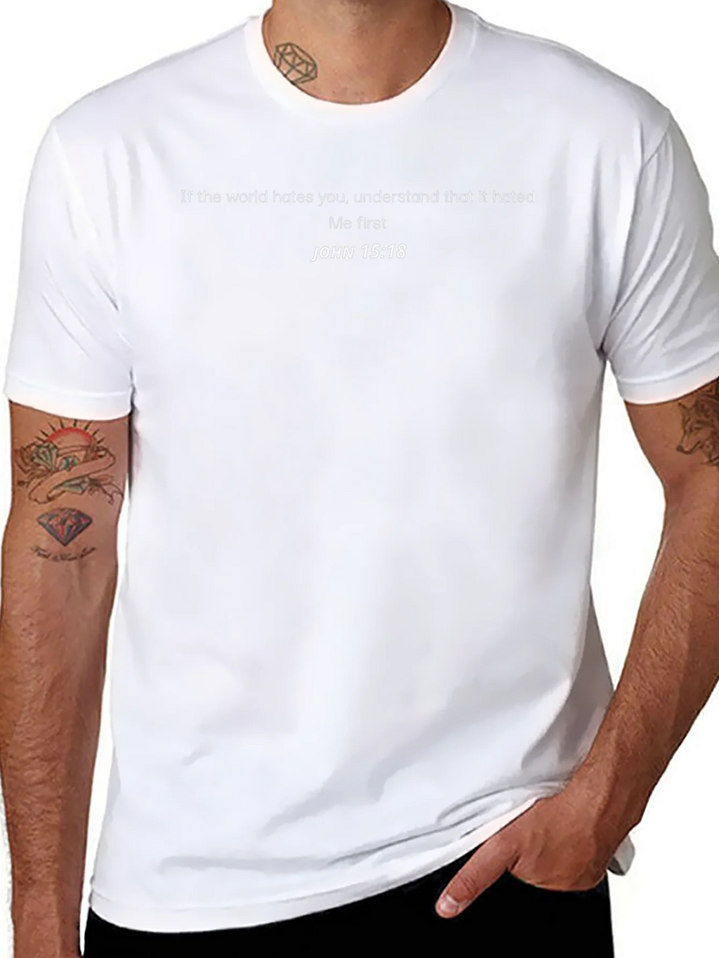 JOHN 15:18 Graphic T-Shirt - Religious Tee